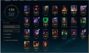 Conta LOL Platina 1 - 77 champs - League of Legends
