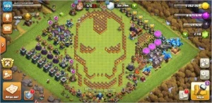 Clash of clans CV 13 barato pra vender logo.