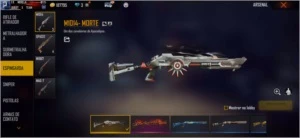 Conta de Free fire, nível 68 com muitas skins.