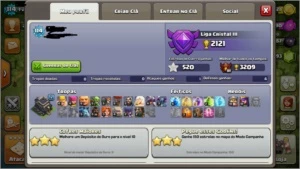 cv 9 semi full heróis 18 com troca de nome - Clash of Clans