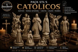 ✝️ Pack STL's Católicos Premium