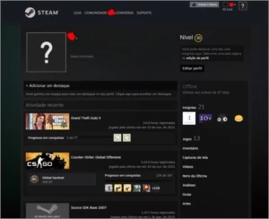 VENDO CONTA STEAM LEVEL 19 GAMERSCLUB - Counter Strike CS