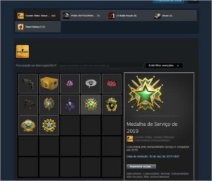 VENDO CONTA STEAM LEVEL 19 GAMERSCLUB - Counter Strike CS