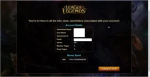 Conta LOL Gold IV - League of Legends