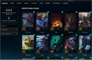Conta de lol - League of Legends