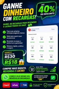 recarga credito com ate 40% menos - Outros