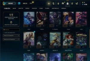 Conta platina 4 com 27 Champs e 4 Skins + 4 Fragmentos - League of Legends LOL