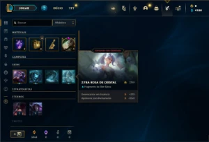 Conta platina 4 com 27 Champs e 4 Skins + 4 Fragmentos - League of Legends LOL