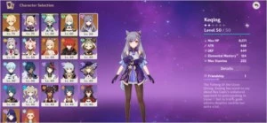 Conta Genshin Impact AR 40, 5 personagens 5*, 1 arma 5*