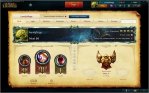 CONTA LOL OURO IV, BORDA PLATINA (S3 E S4) - League of Legends