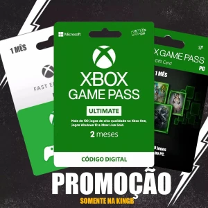 Xbox Gamepass Ultimate 2 Meses + Envio Imediato!!!