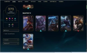 Conta do lol cheio de skin - League of Legends