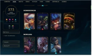 Conta do lol cheio de skin - League of Legends