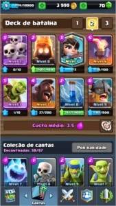Conta Clash Royale LVL 9/ ARENA 8/ 3 LENDARIAS
