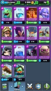 Conta Clash Royale LVL 9/ ARENA 8/ 3 LENDARIAS