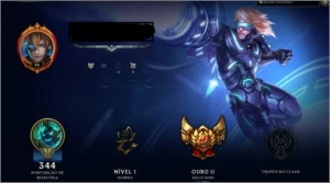 Conta LoL NV96, Ouro 2, 66 skins, Todos os Personagens.