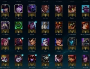 Conta LoL NV96, Ouro 2, 66 skins, Todos os Personagens. - League of Legends