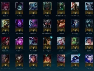 Conta LoL NV96, Ouro 2, 66 skins, Todos os Personagens. - League of Legends