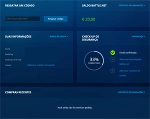 CONTA BLIZZARD EUROPA COM 20 EUROS - Outros