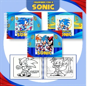 Arquivo Digital Livro de colorir Sonic – PDF - eBooks