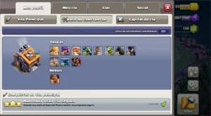 CV 14/TH 14 6 CONTRUTORES SEMI FULL - Clash of Clans