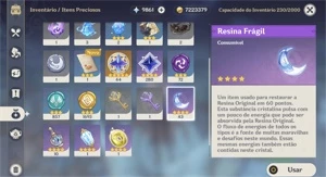 Shogun + arma + Yelan + 9861 primogems - Genshin Impact