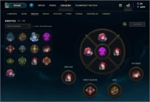 CONTA PRATA 4,  17 SKINS,  45 CHAMPS! - League of Legends LOL