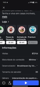 Conta de Roblox