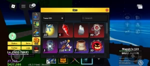 Conta de roblox blox fruits.
