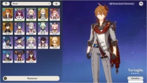Genshin Impact - Childe, Zhongli, Jean, Rosaria, Yanfei