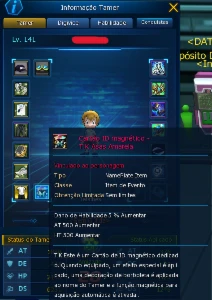 Conta LADMO Omegamon Tamer Lv141 - Digimon Masters Online