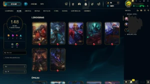 conta platina baratinha - League of Legends LOL
