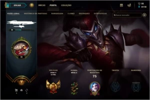Conta League of Legends - Flex Gold V - Unrank Solo LOL