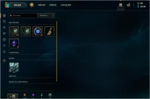 Conta League of Legends - Flex Gold V - Unrank Solo LOL