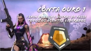 Conta valorant ouro 1 com skins