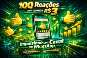 🚀 Impulsione seu Canal no WhatsApp com 100 Reações de Emoji