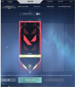 Conta Ranked liberado - Valorant