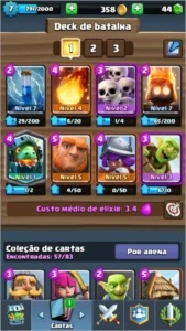 3 CONTAS CLASH ROYALE MELHOR PREÇO