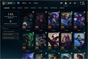 Conta mestre - League of Legends LOL