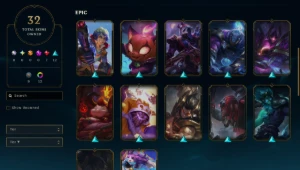 Conta de LoL, 35 skins, lv. 130, único dono - League of Legends