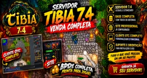 Servidor De Tibia 7.4 Original Com Site + Cliente Completo