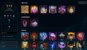 Conta League Of Legends Nvl 430 - Todos champs - 196 Skins LOL