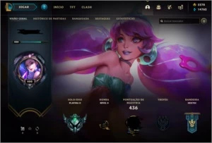 355 Skins - 5278 De RP - Platina 2 - League of Legends LOL