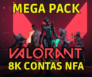 8.000 Contas De Valorant - Mega Pack [Atualizado]