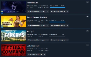 Conta Steam com 75 jogos
