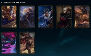 [SMURF&SKIN] Conta League of Legends 12 skins - Level 32 LOL