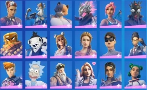 CONTA FORTNITE SEASON 4 COM 173 SKINS