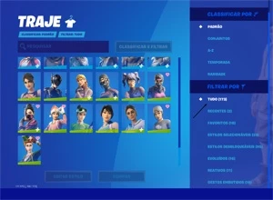 CONTA FORTNITE SEASON 4 COM 173 SKINS