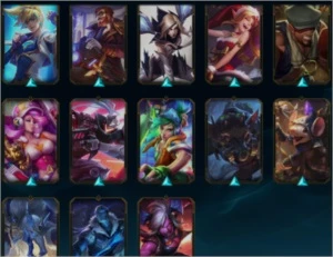 Vendo conta diamante 2, 1.6KK maestria, 47 skins - League of Legends LOL