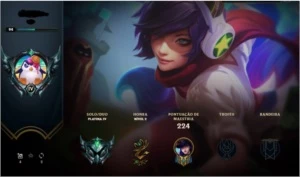 Conta 90 Campeoes - Platina - League of Legends LOL